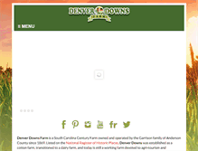 Tablet Screenshot of denverdownsfarm.com